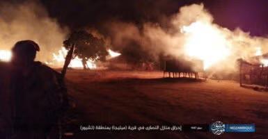ISMP releases an image of an attack on a Christian community in Mozambique
