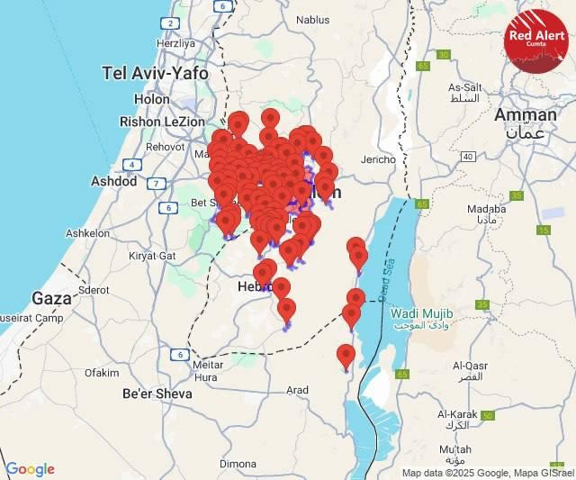 IDF Spokesperson: Alerts were activated in several areas across the country including in Jerusalem following a launch from Yemen on Aug 27, 2025. Although the Houthi missile was intercepted by Israel, the IDF decided to retaliate by eliminating the Houthi leadership.